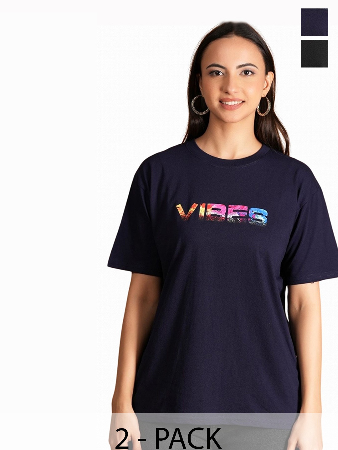

BAESD Women Typography 2 Printed T-shirt, Multi