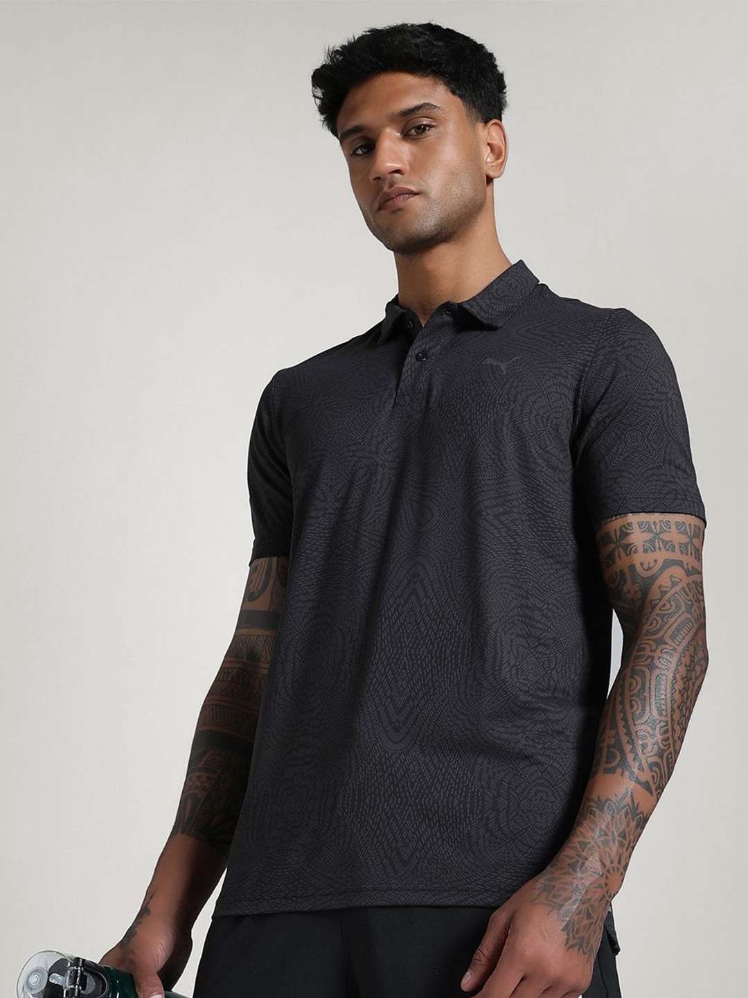 

Puma Cloudspun Men Training Polo T-Shirt, Black