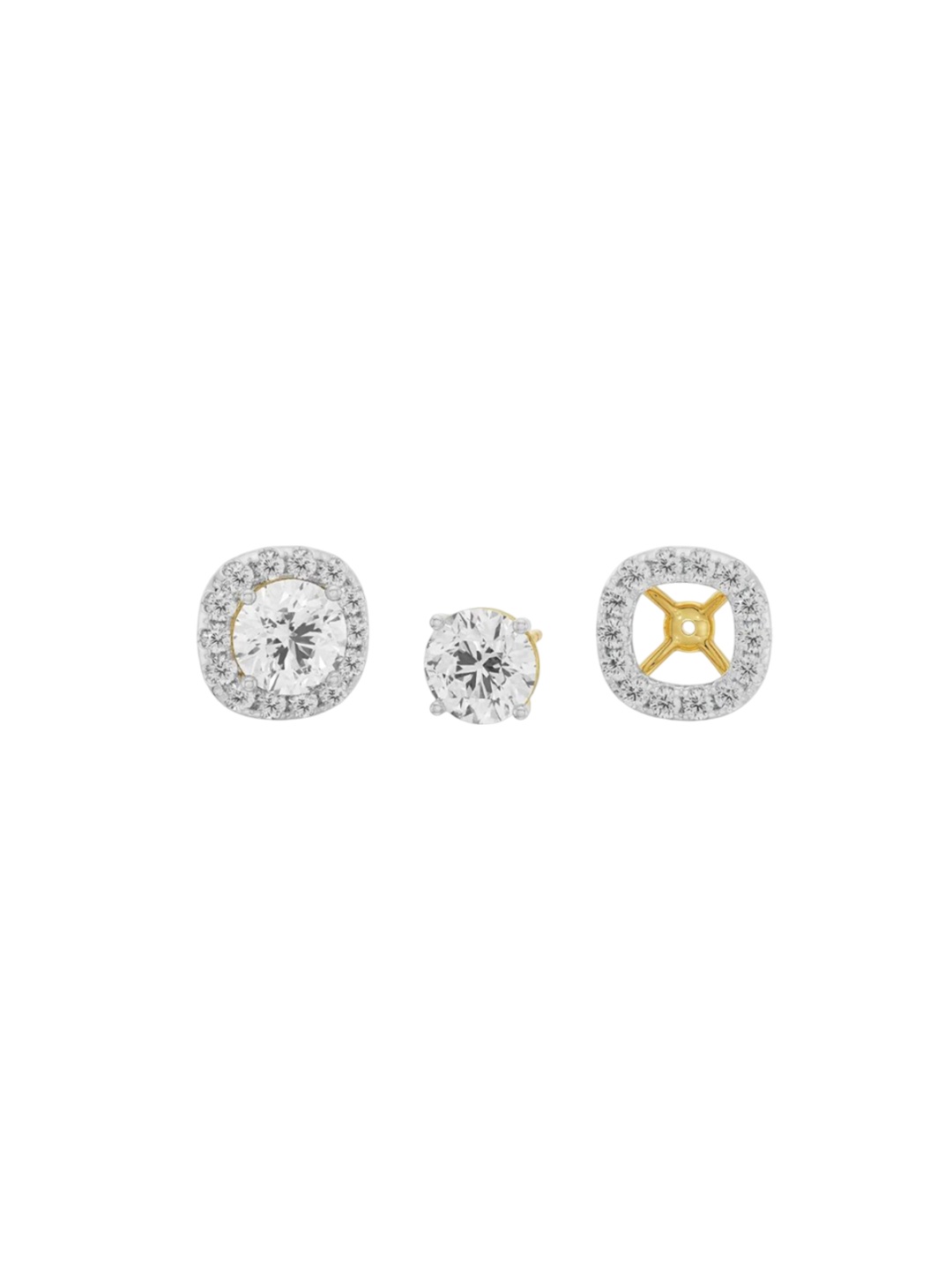 

Emori 1 CT Cushion Halo Detachable Studs, Yellow