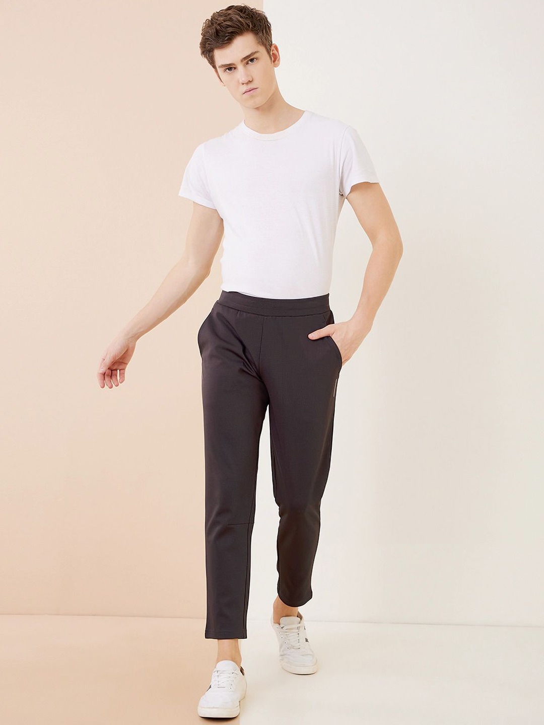 

Sweet Dreams Men Mid-Rise Track Pant, Grey