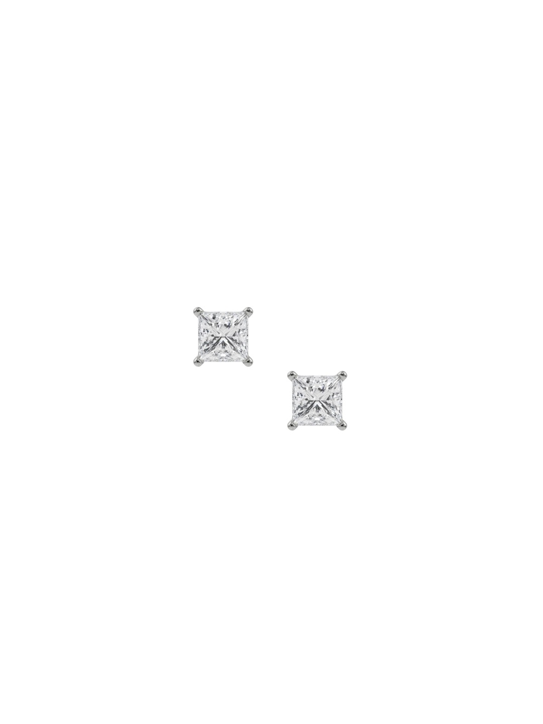 

Emori 1 CT Timeless Princess Solitaire Studs, White