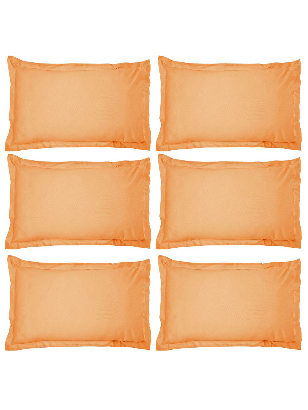

Kuber Industries Beige 6 Pieces Pure Cotton Rectangle Pillow Covers