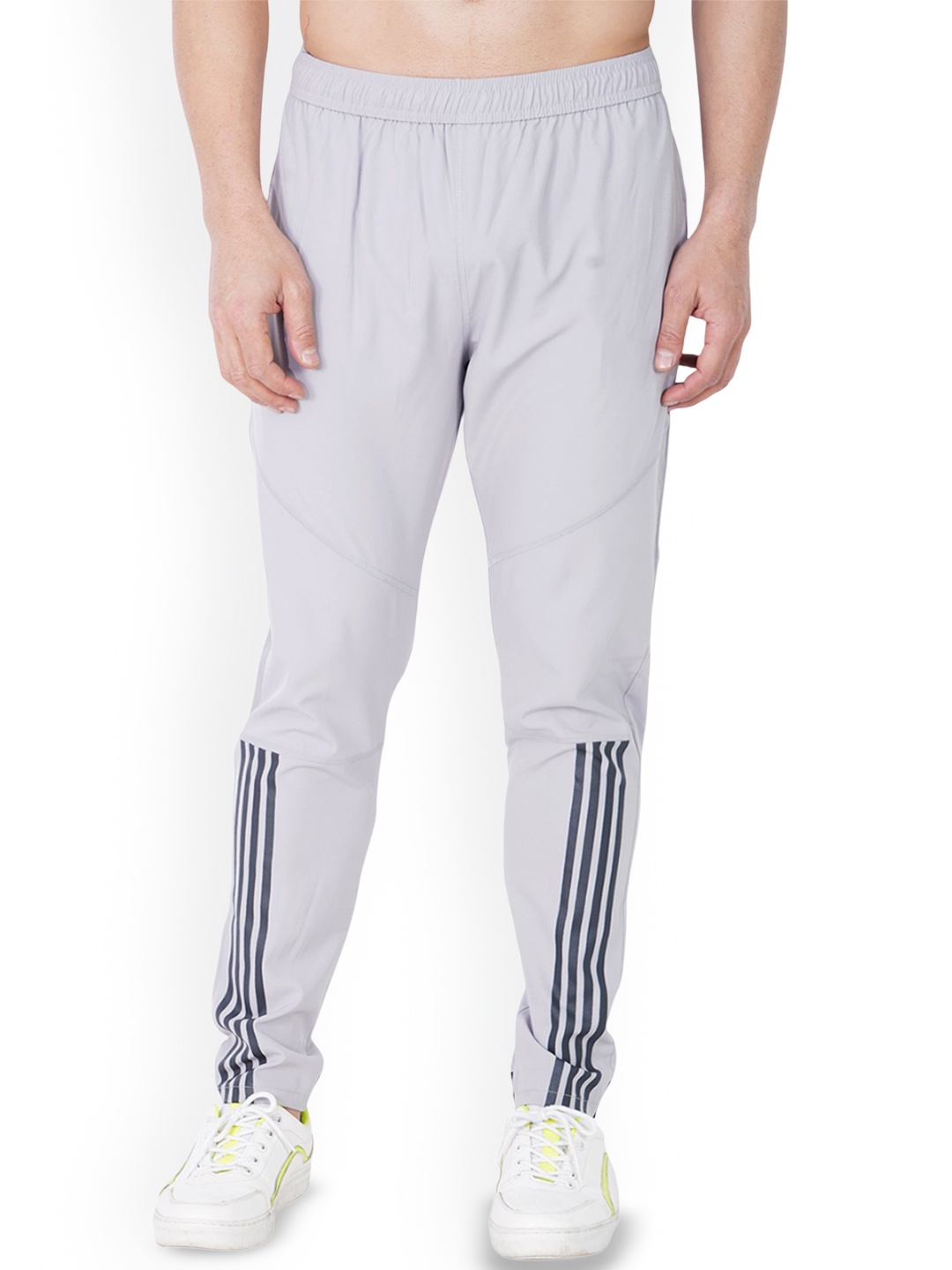 

GOTO Men Slim-Fit Mid-Rise Track Pant, Grey