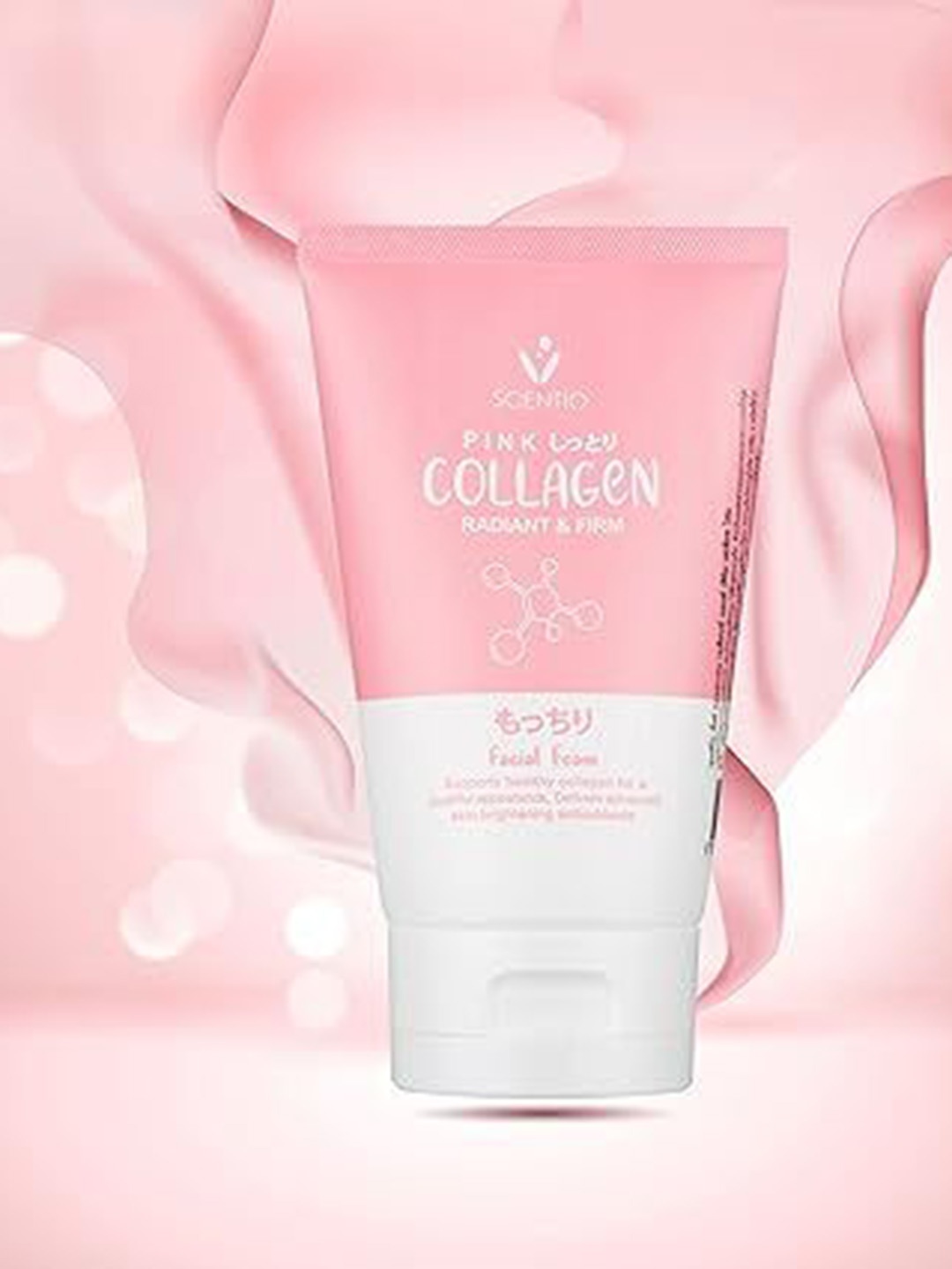 

Scentio Collagen Radiant & Firm Anti-Ageing Face Wash - 100 ml, Pink