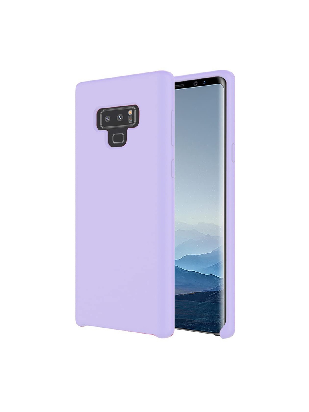 

LIRAMARK Liquid Silicone Soft Galaxy Note 9 Back Case, Lavender