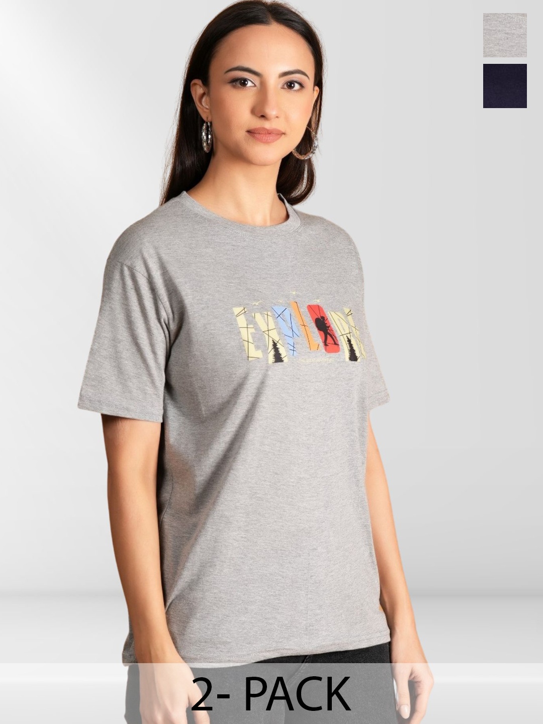 

BAESD Women Typography 2 Printed T-shirt, Multi