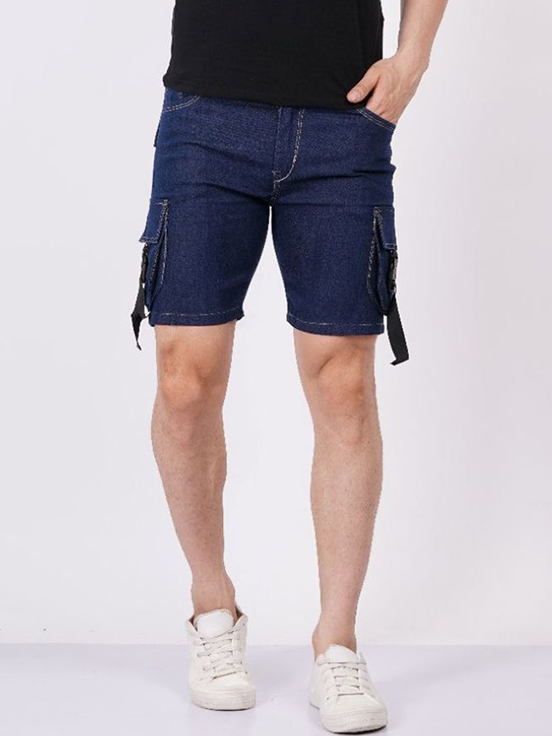 

LINARIA Men Denim Shorts, Blue