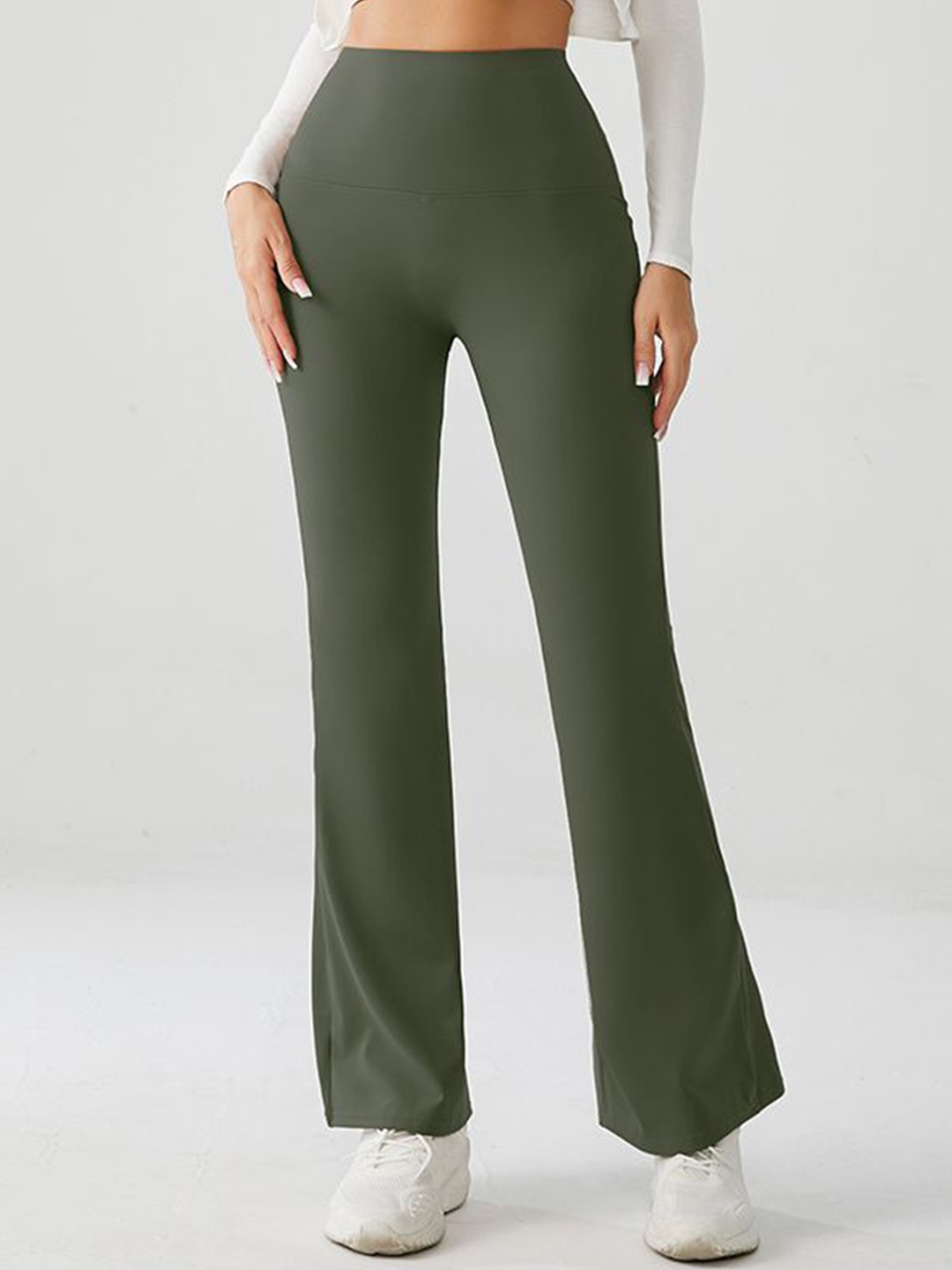 

XFyt High Rise Flare Yoga Track Pants, Green