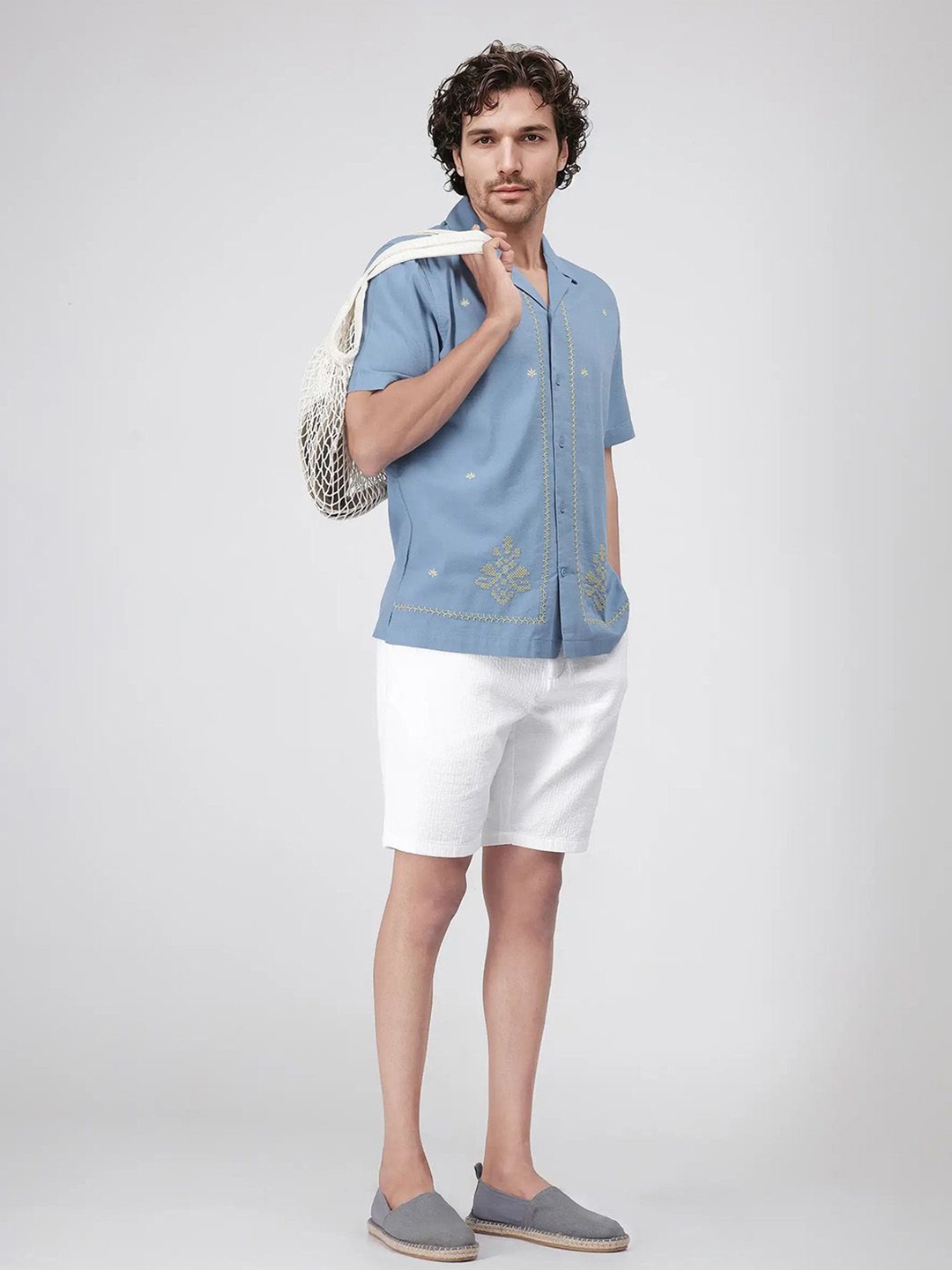 

RARE RABBIT Men Shorts, White