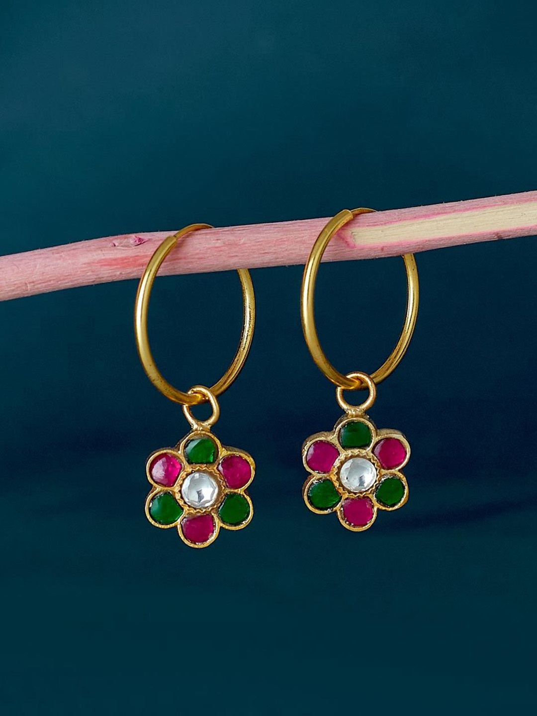 

Fabindia Contemporary Drop Earrings, Gold