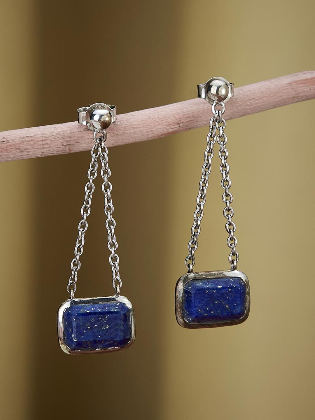 

Fabindia Contemporary Drop Earrings, Silver