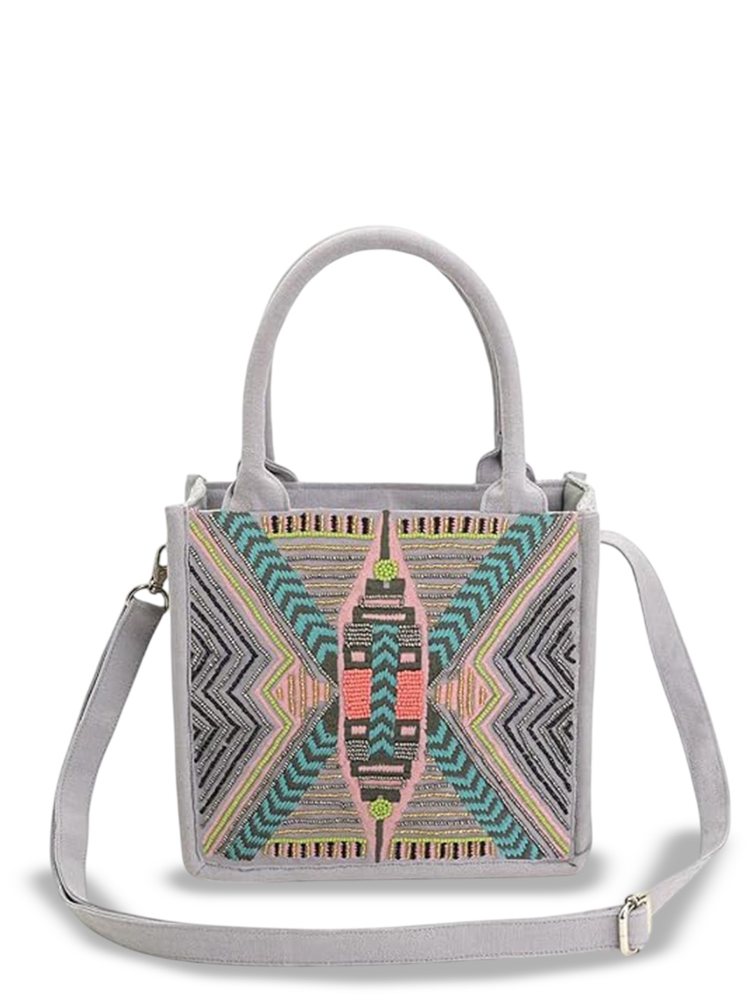 

Anouk Embellished Structured Shoulder Bag, Multi