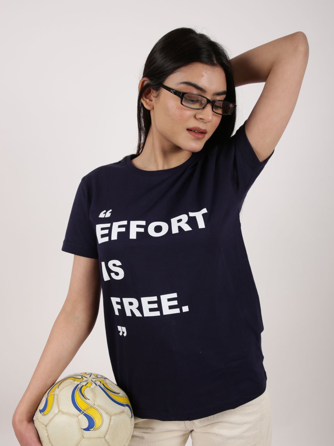 

KaamBhari Unisex Pure Cotton Pockets T-shirt, Navy blue