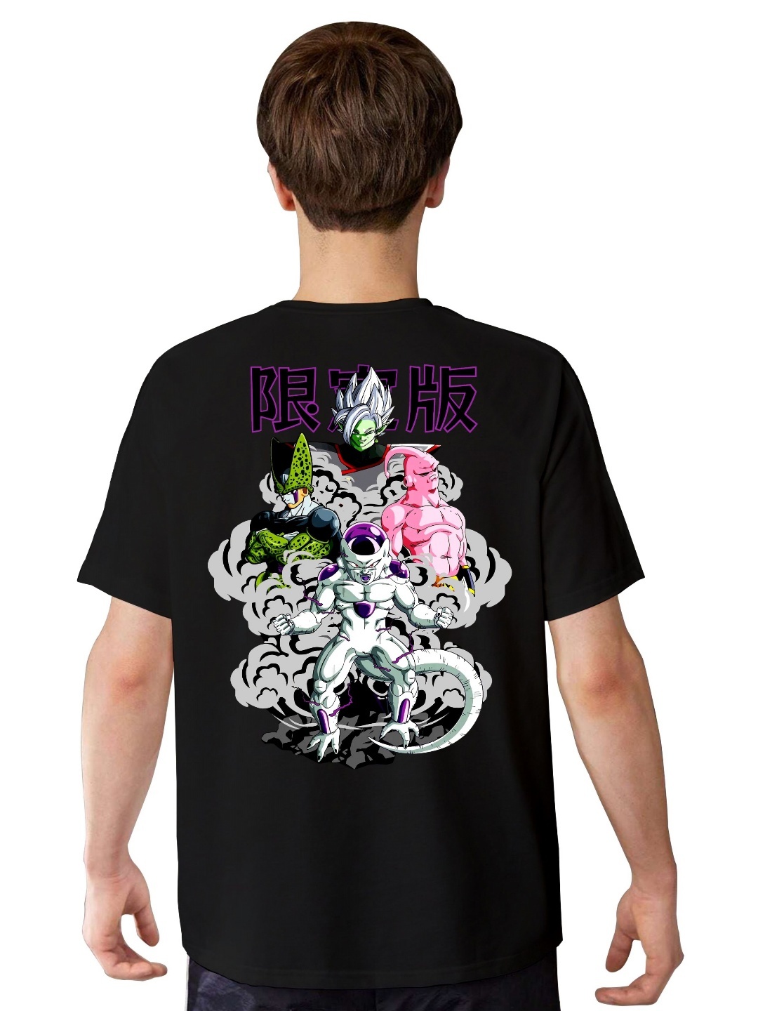 

LOCAVESTIR Boys Printed T-shirt, Black