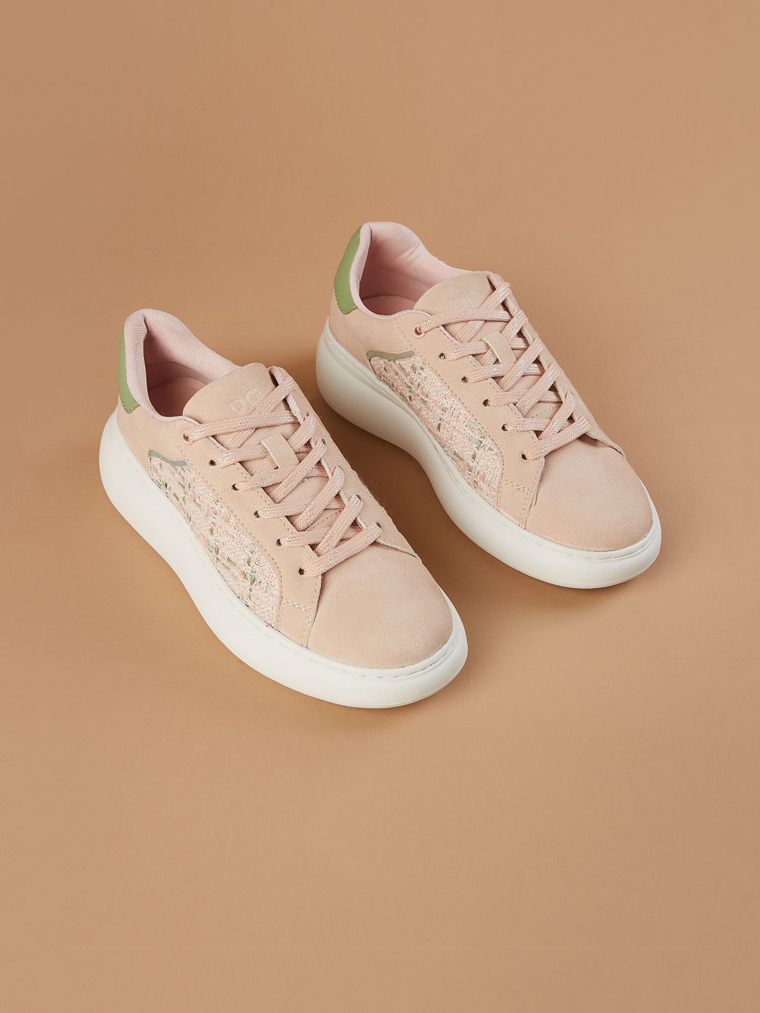 

Ginger by Lifestyle Women PU Sneakers, Pink