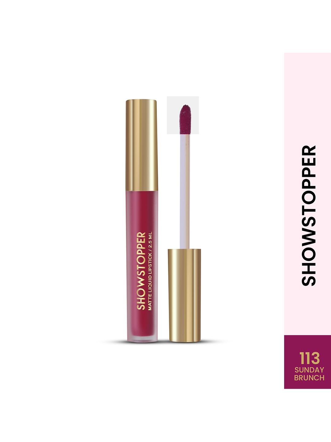 

Neyah Showstopper Matte Liquid Lipstick 2.5ml - Sunday Brunch-113, Purple