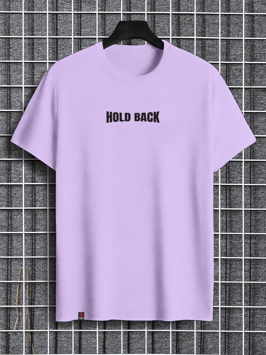 

TOGS & TERRE Men Typography Printed Organic Cotton T-shirt, Lavender
