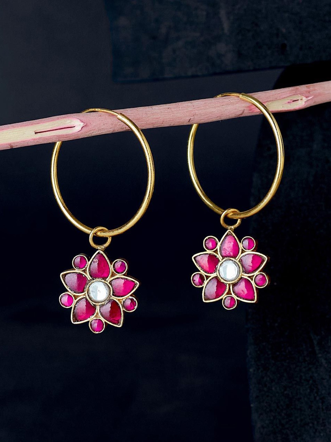 

Fabindia Contemporary Drop Earrings, Gold