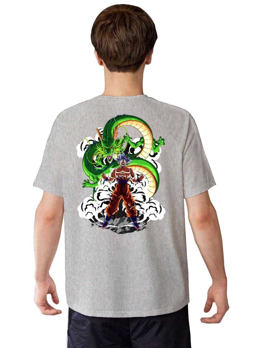 

LOCAVESTIR Boys Printed T-shirt, Grey