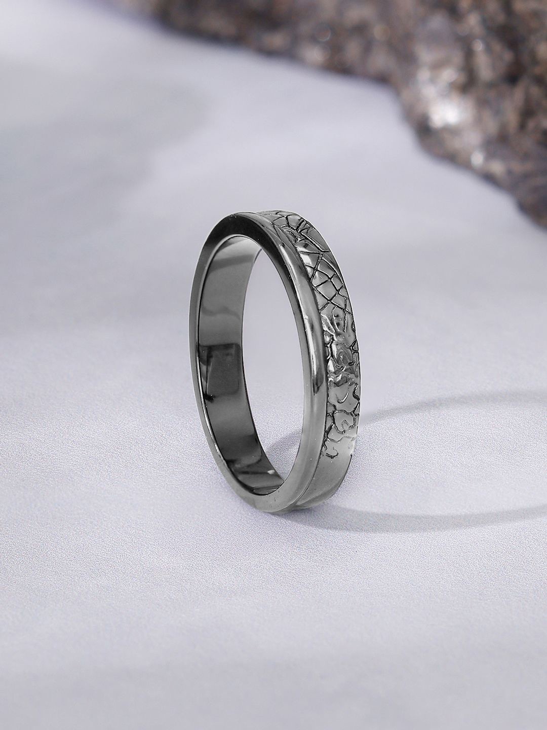

GIVA 925 Sterling Silver Rhodium-Plated Finger Ring