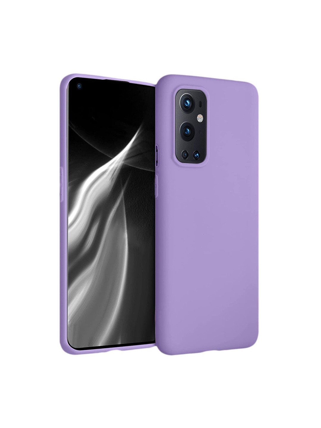 

LIRAMARK Solid Printed OnePlus 9 pro Back Case Mobile Accessories, Lavender