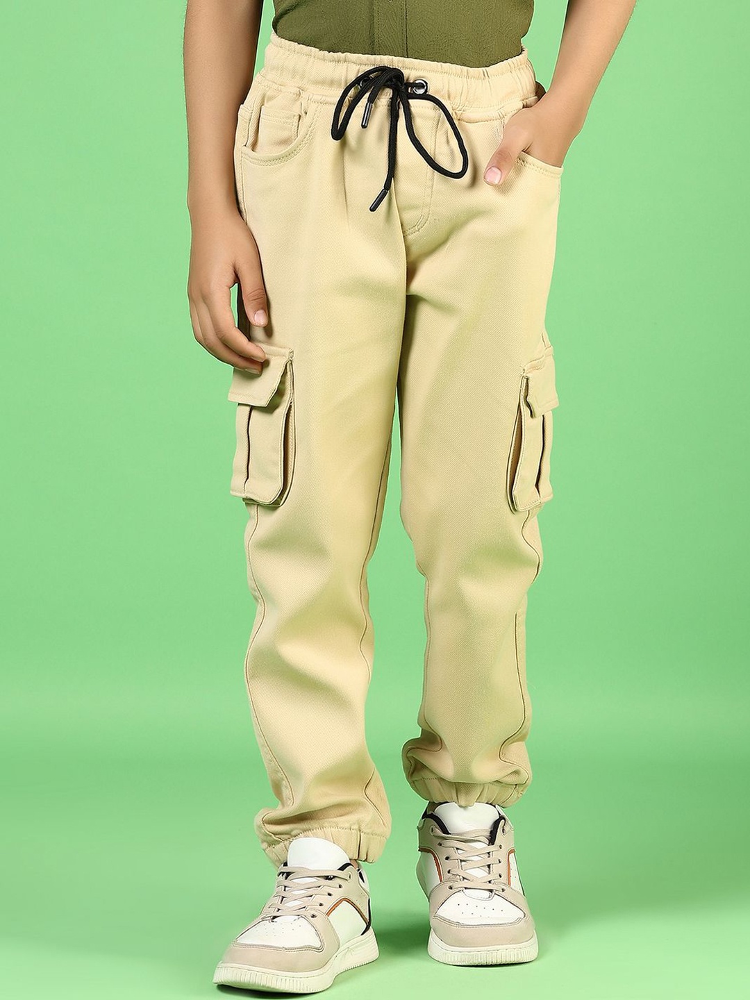 

V-Mart Boys Light Fade Jeans, Beige
