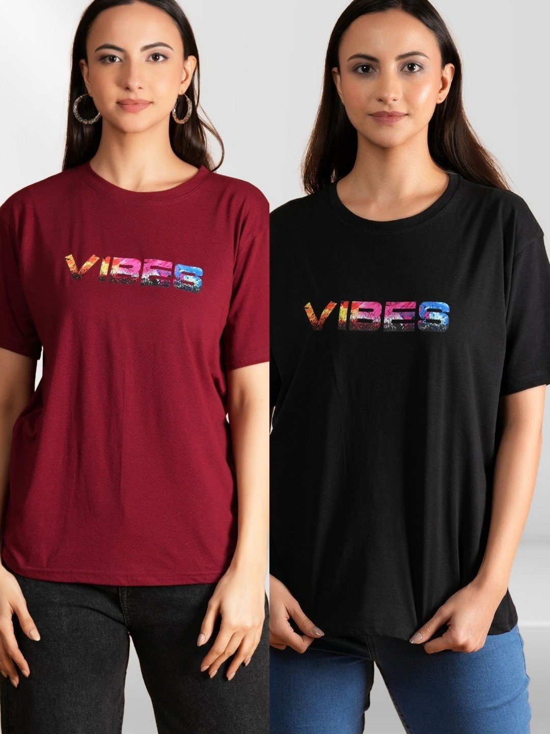 

BAESD Women Typography 2 Printed T-shirt, Multi