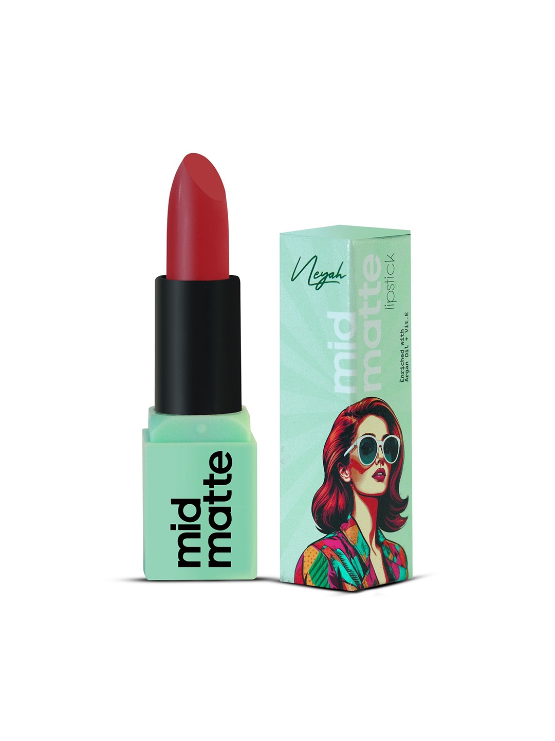 

Neyah Mid Matte Lipstick -Rosewood 103, Maroon