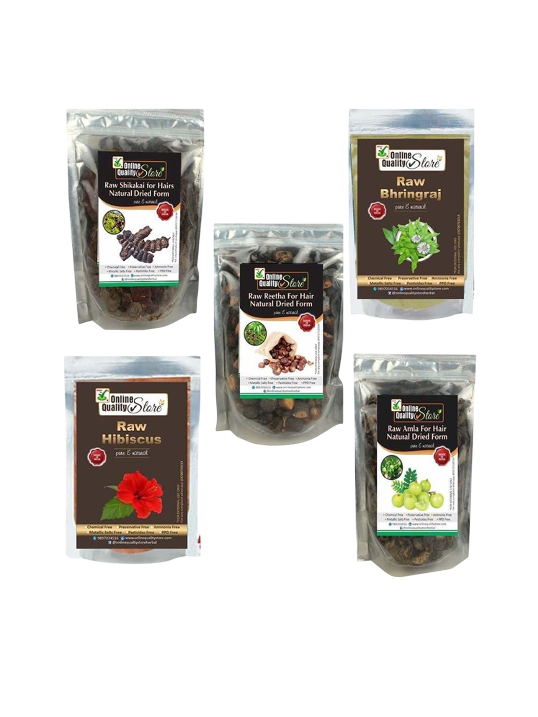 

Online Quality Store Raw Ritha For Hair Growth - 200g, Brown