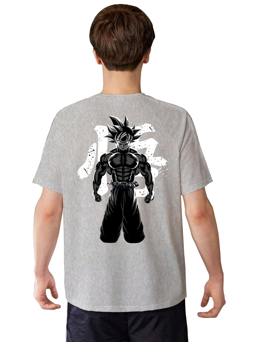 

LOCAVESTIR Boys Printed T-shirt, Grey