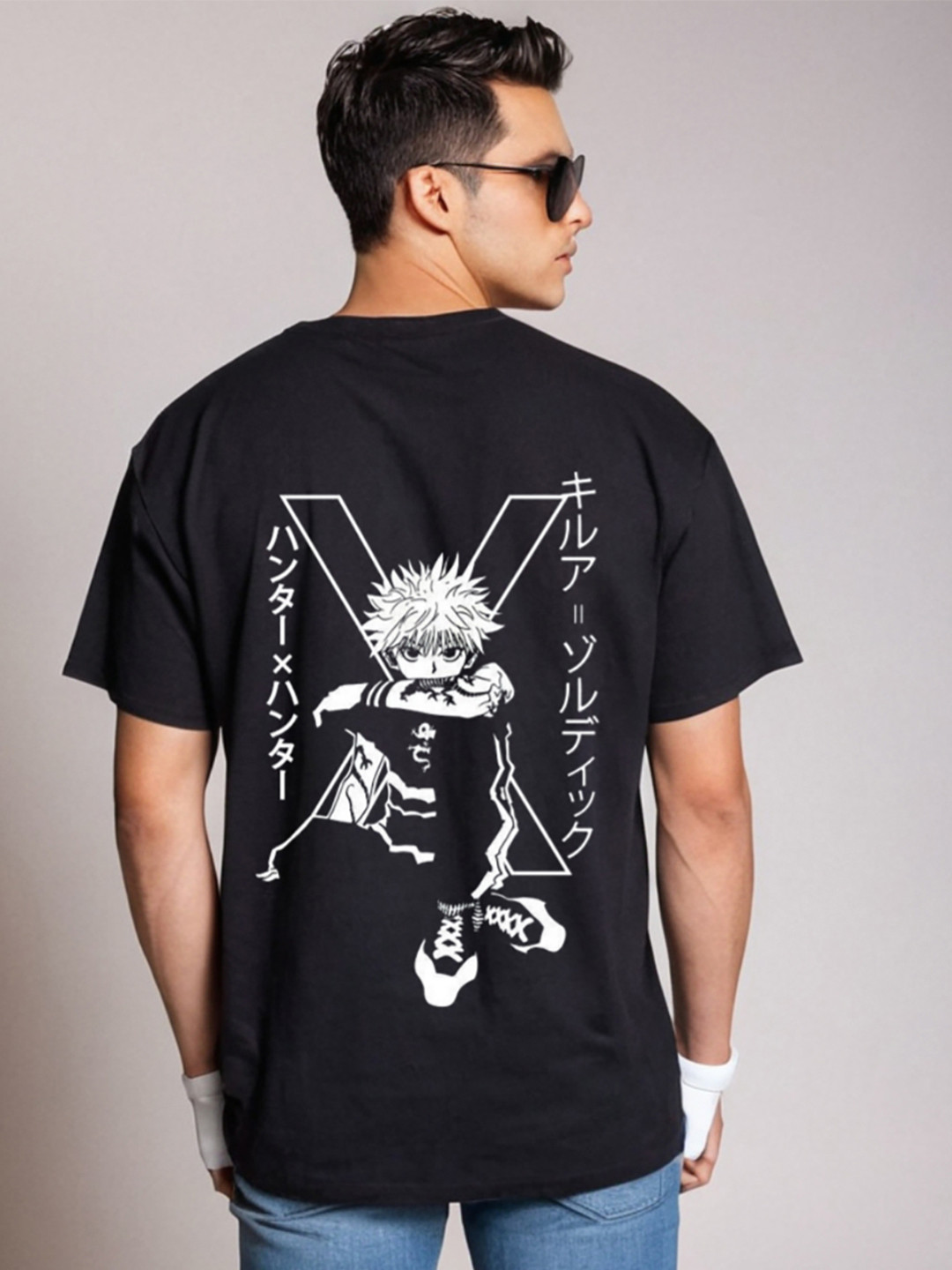 

Be Crazy Men Graphic Printed Round Neck Cotton Relaxed Fit T-shirt, Black