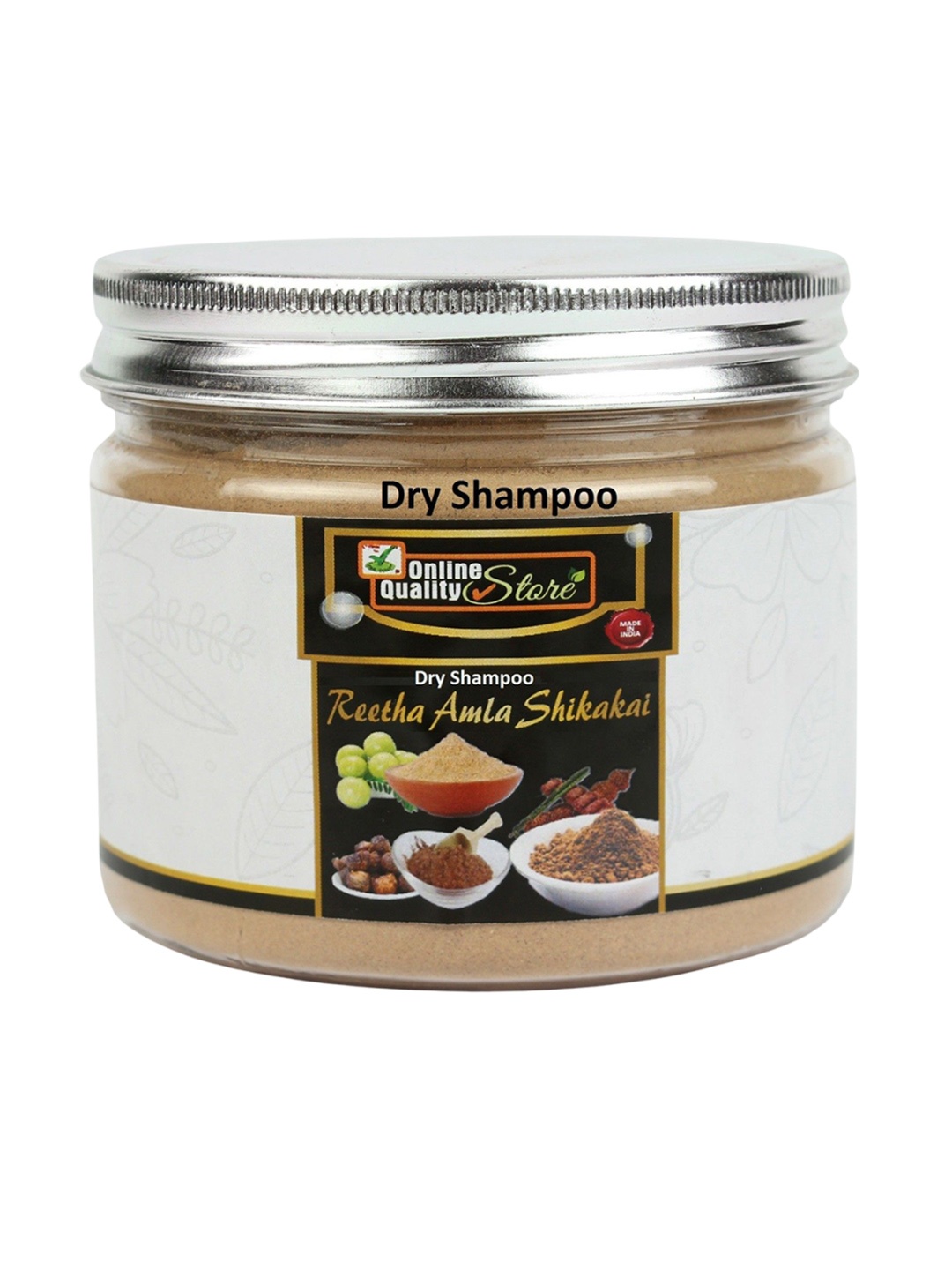 

Online Quality Store Herbal Dry Shampoo Powder For Frizz Control - 150 g, Beige