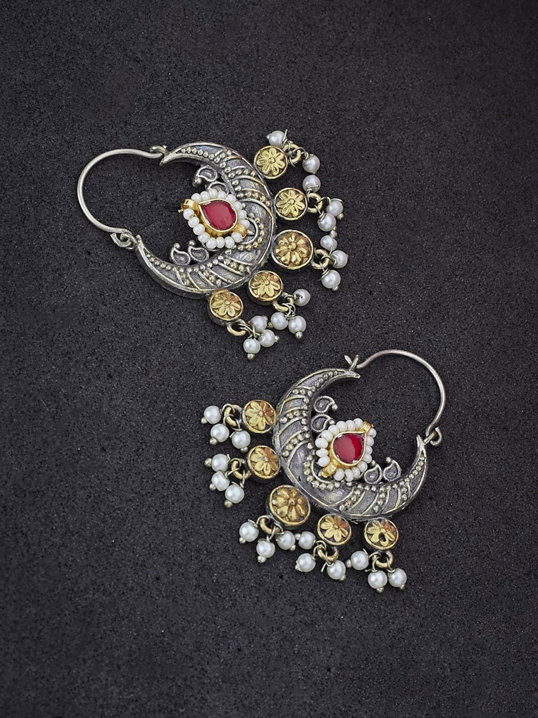 

Fabindia Contemporary Chandbalis Earrings, Multi