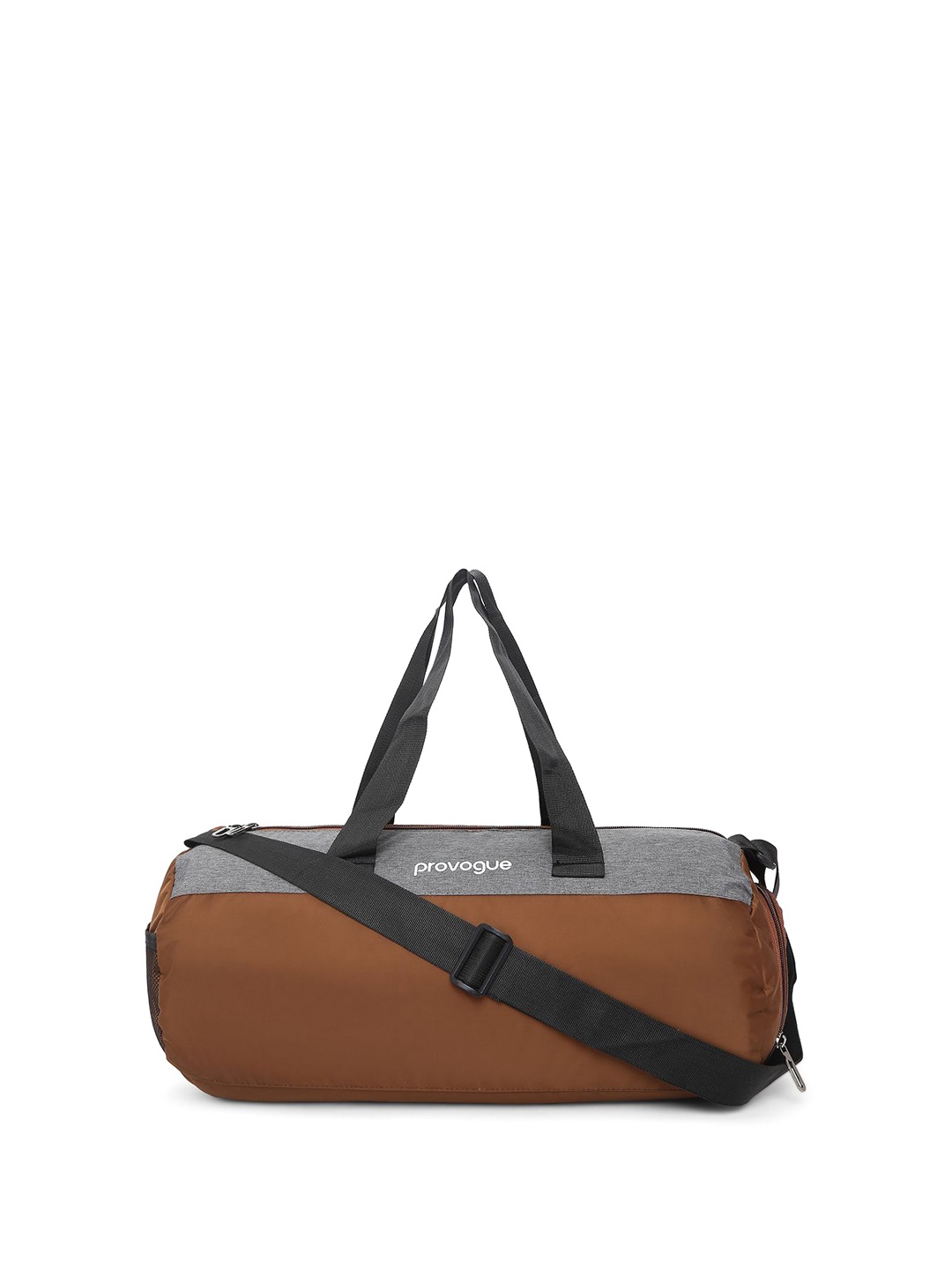 

Provogue Colourblocked Medium Sports or Gym Duffel Bag, Brown