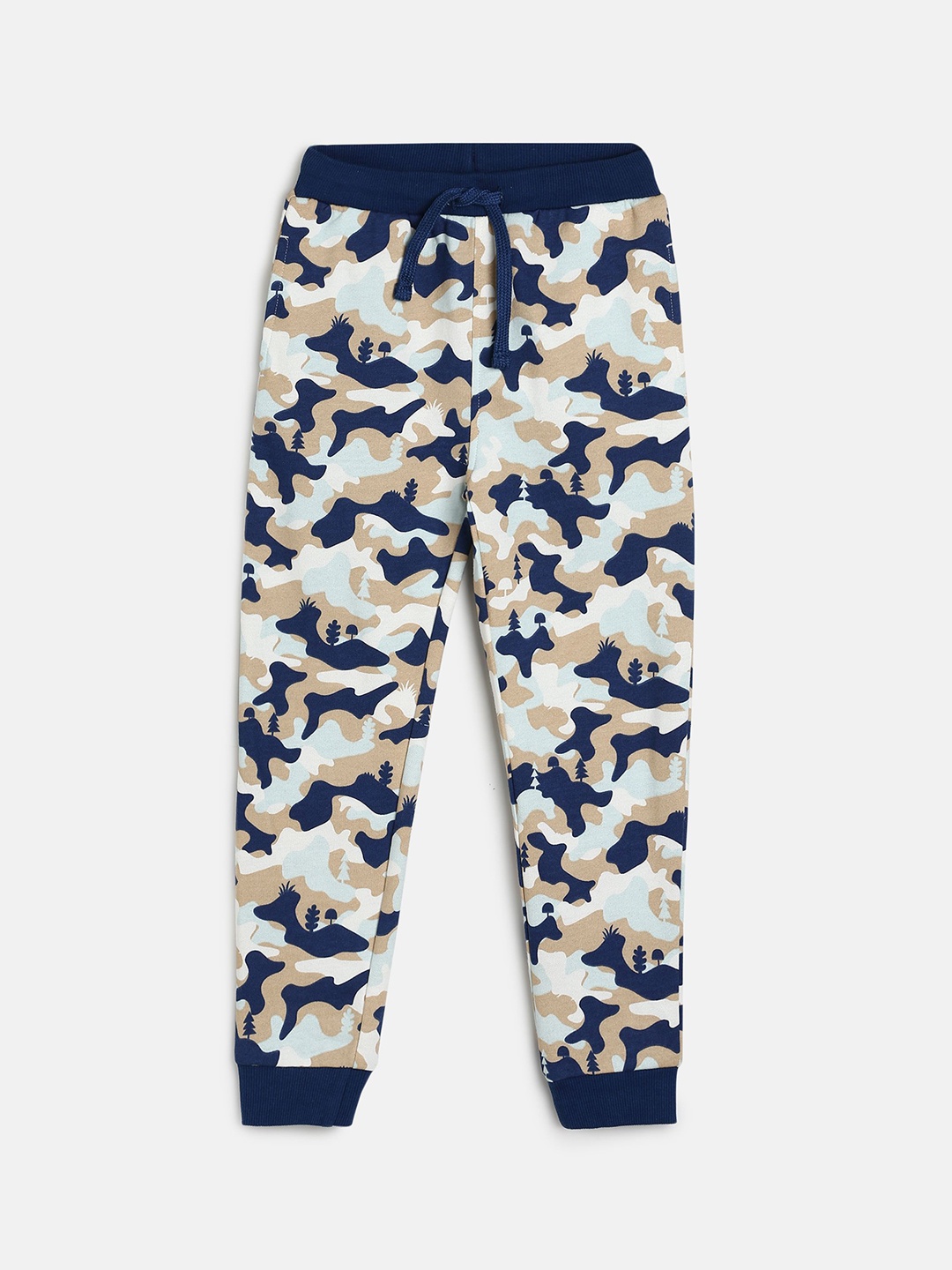 

MINI KLUB Boys Printed Joggers Trousers, Multi