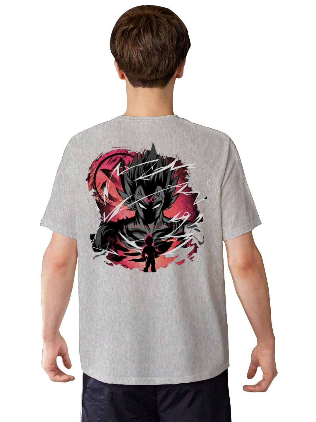 

LOCAVESTIR Boys Printed T-shirt, Grey