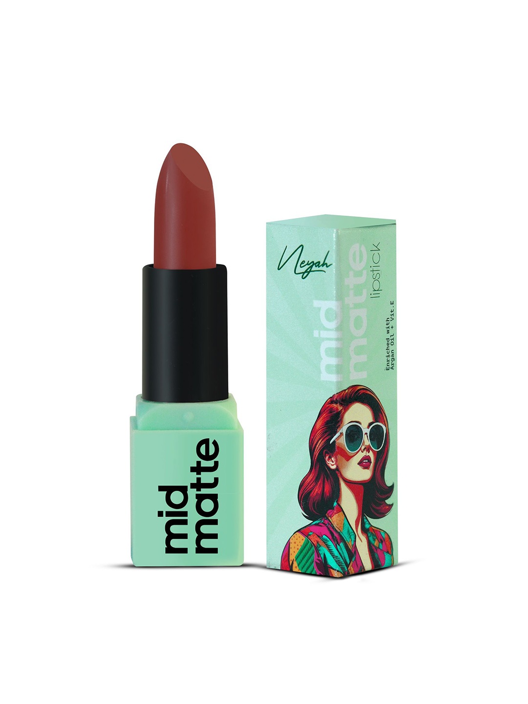 

Neyah Mid Matte Lipstick -Hazel Honey 119, Brown
