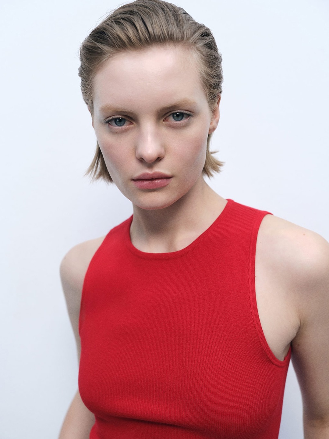 

MANGO Solid Top, Red