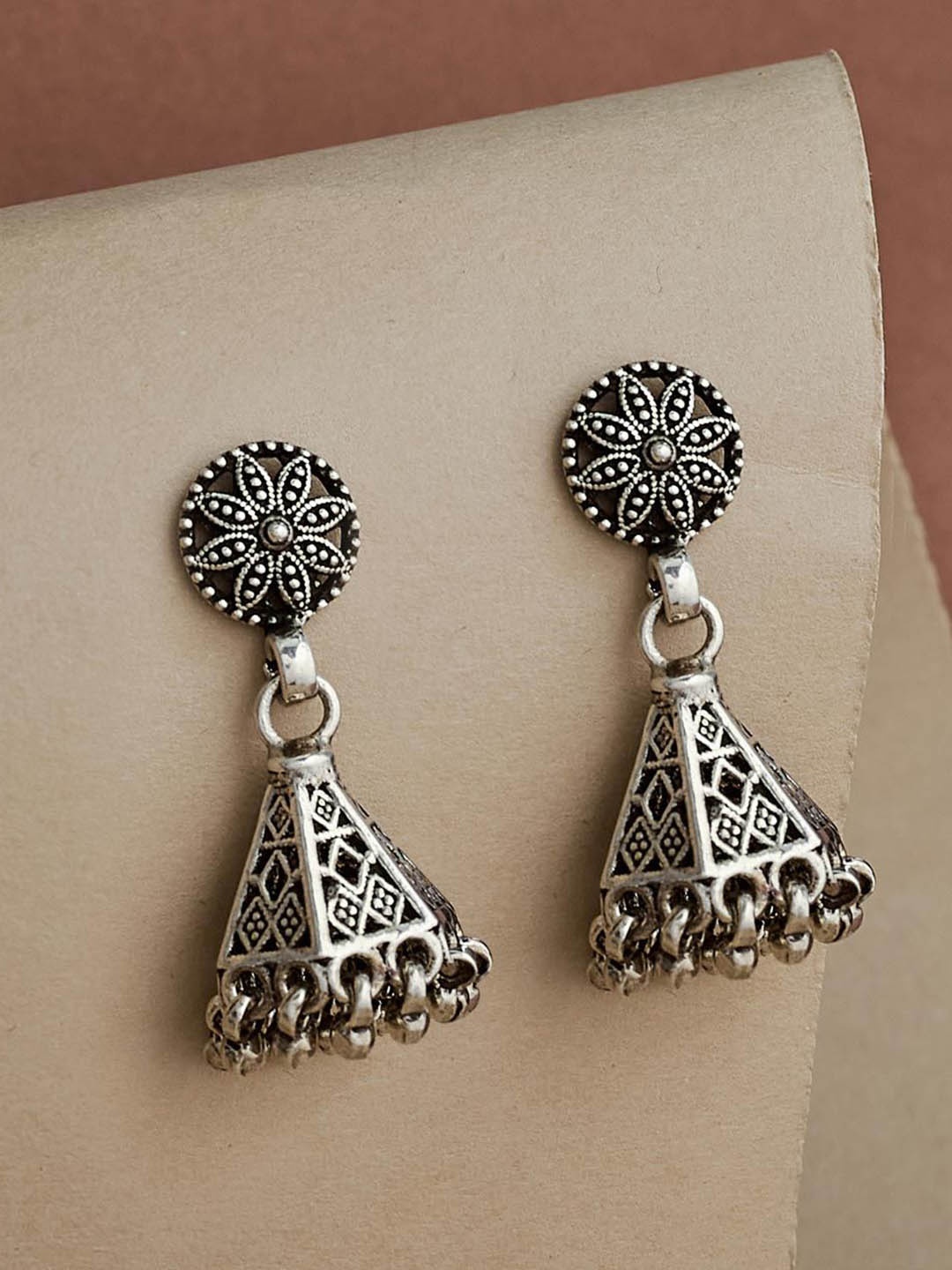 

Fabindia Jhumkas Earrings, Silver