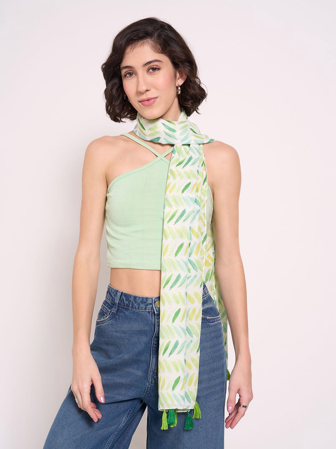 

Honey by Pantaloons Women Printed Scarf, Green