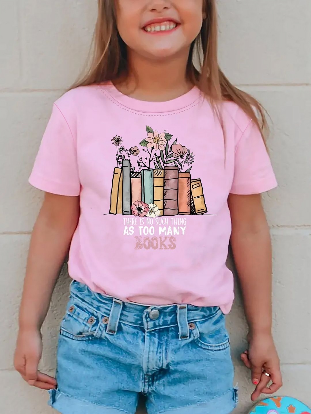 

YK Girls V-Neck T-shirt, Pink