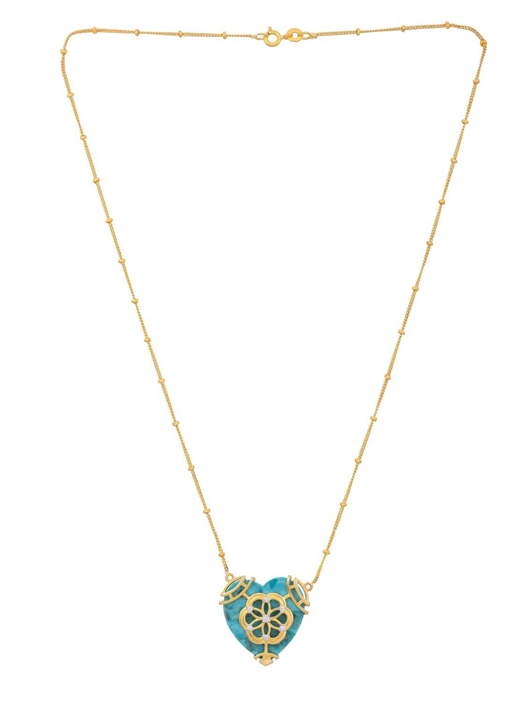 

Ruuh Studios Sterling Silver Gold-Plated Necklace
