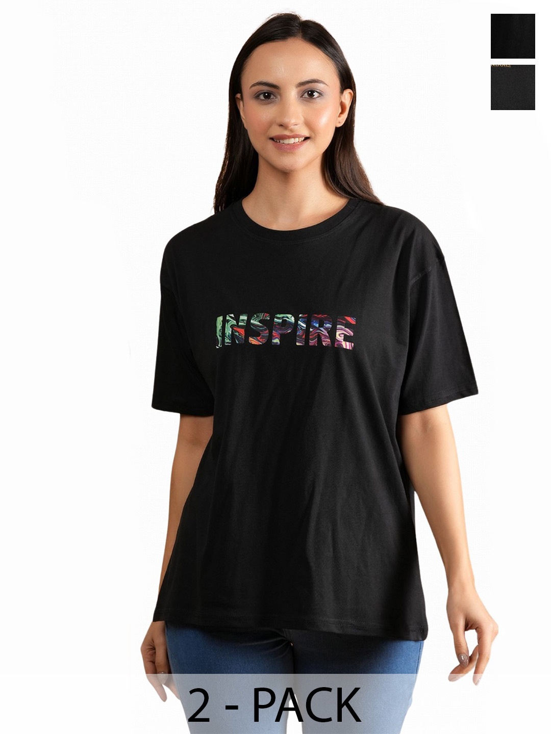 

Metronaut Women Typography 2 Printed T-shirt, Multi