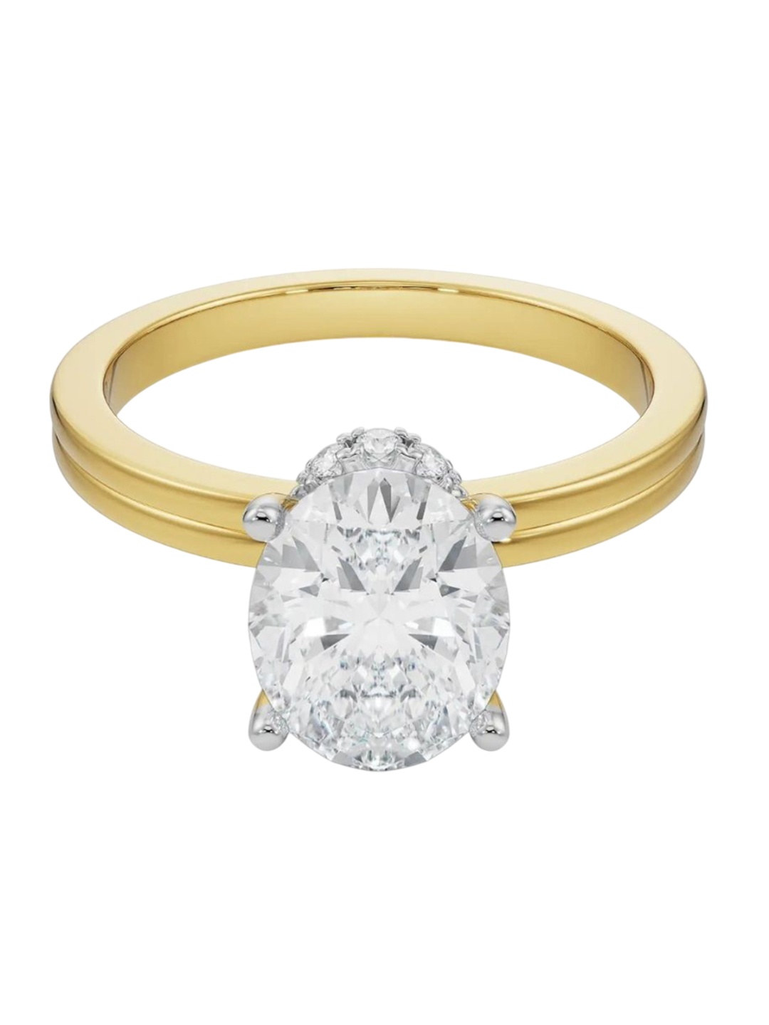 

Emori Nova Oval Solitaire Ring, Yellow