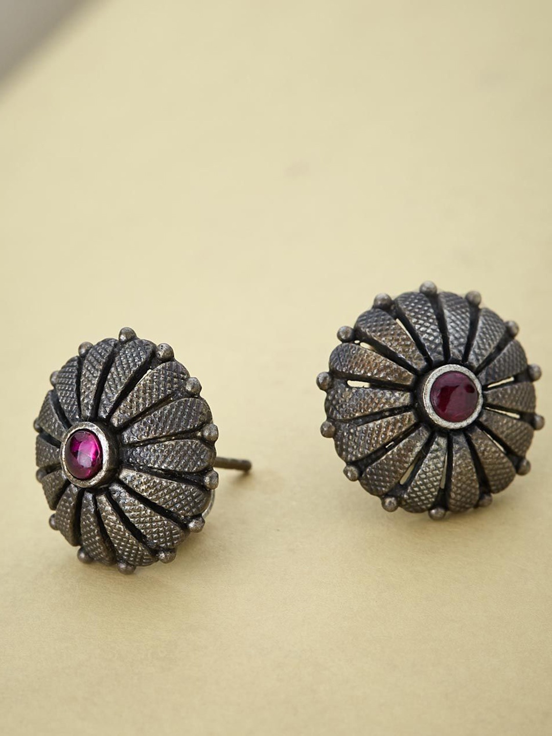 

Fabindia Contemporary Studs Earrings, Silver