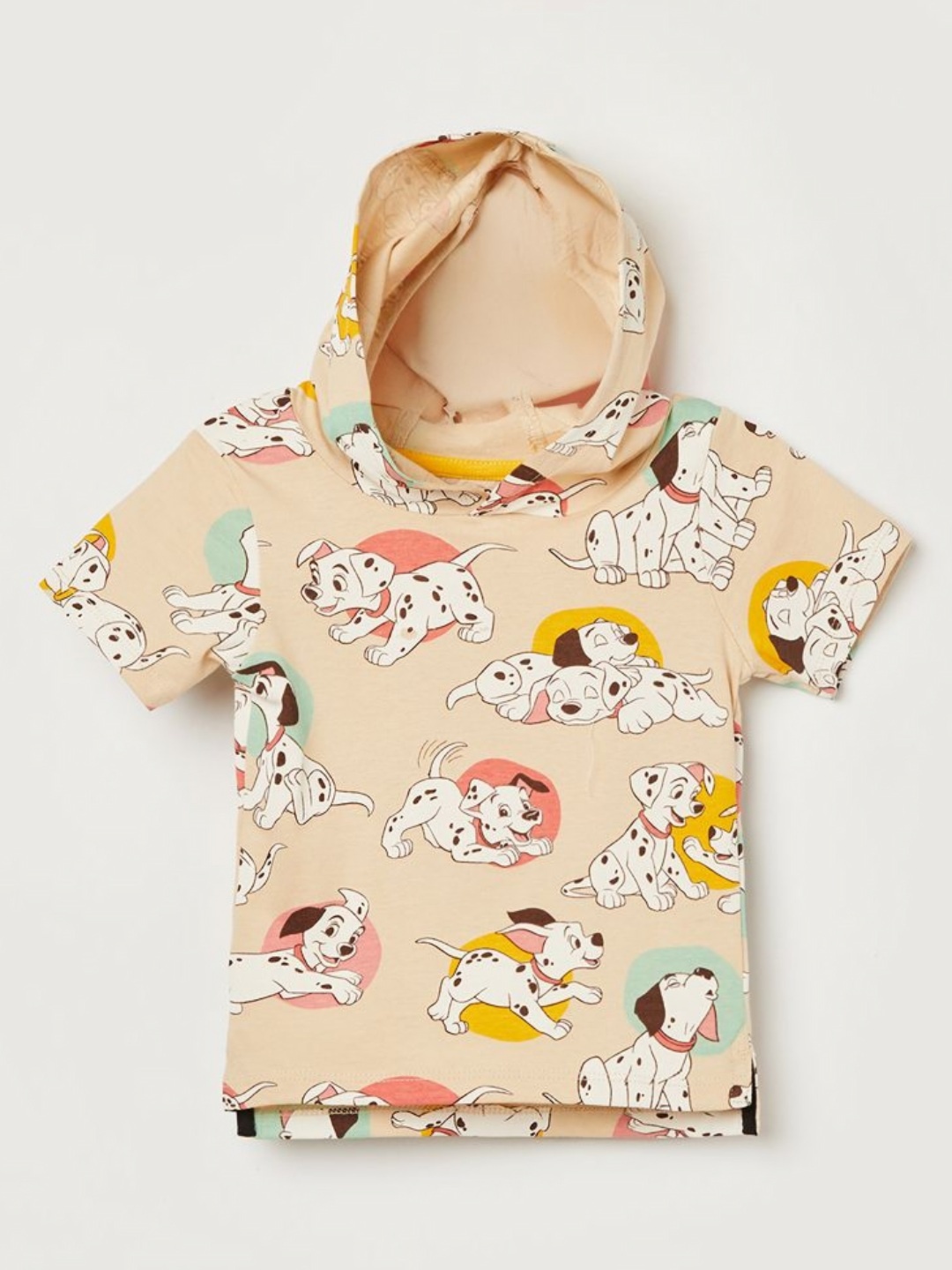 

Juniors by Lifestyle Boys Dalmations Printed Cotton T-shirt, Beige