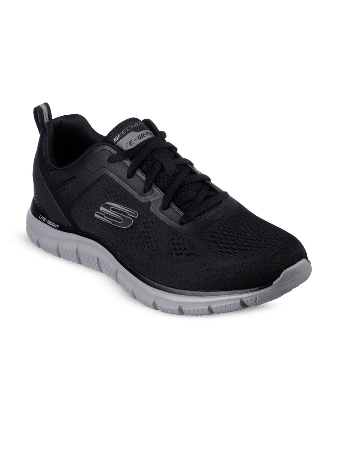 

Skechers Track - Broader Men Sports Shoes, Black