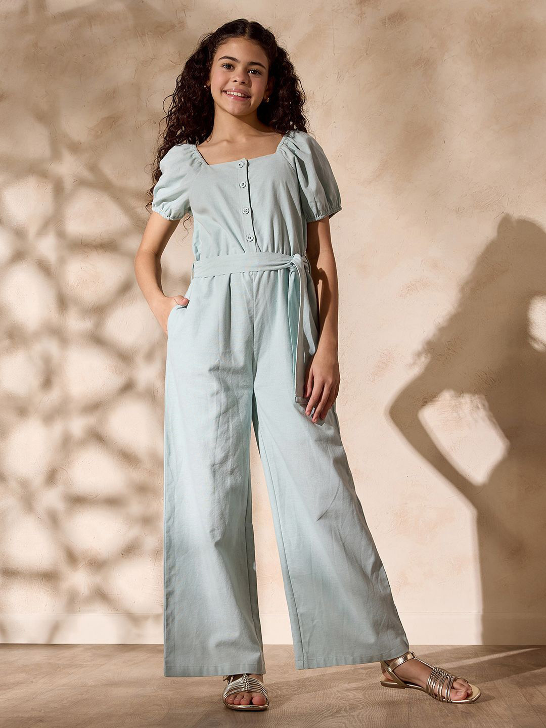 

max Girls Basic Jumpsuit, Green