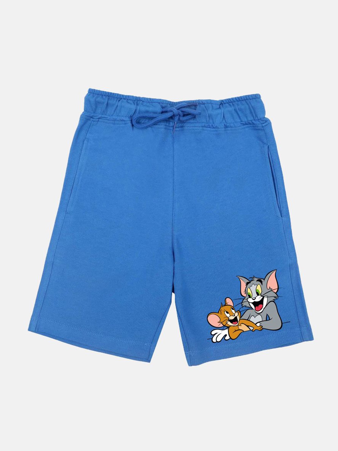 

YK Warner Bros Boys Printed Tom & Jerry Outdoor Shorts, Blue