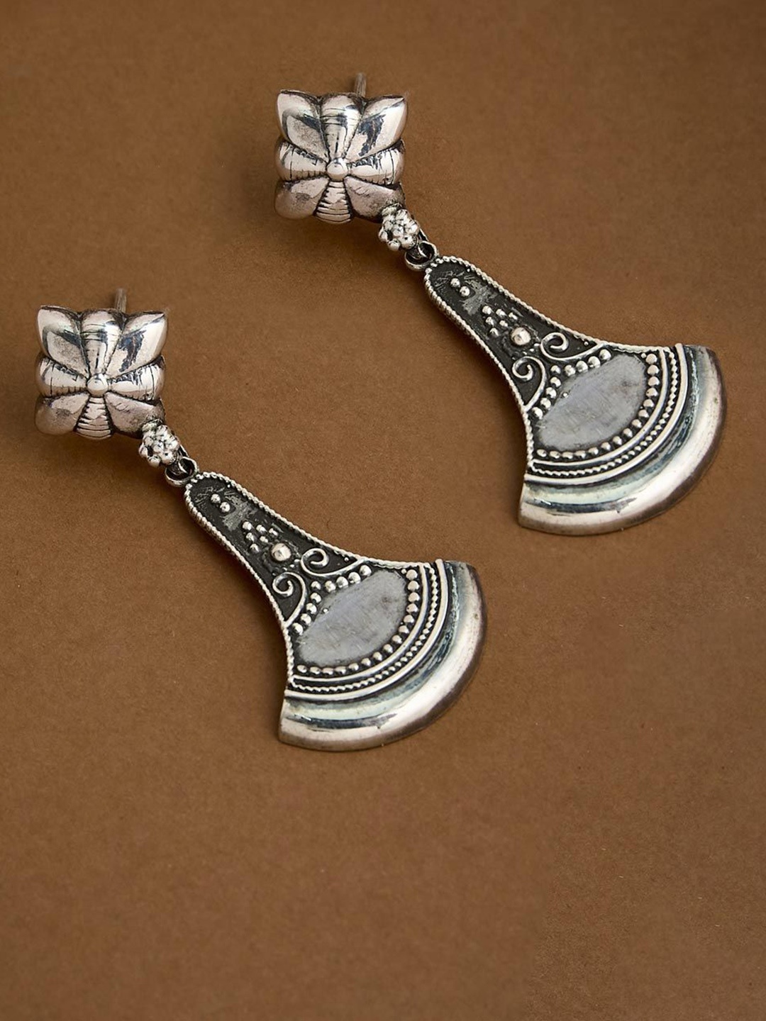 

Fabindia Drop Earrings, Silver